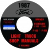 1987 FORD TRUCK REPAIR MANUALS 5 VOLUME SET
